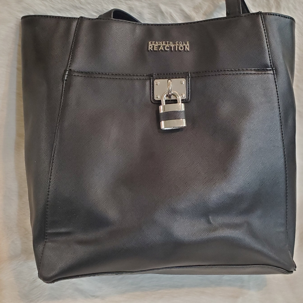 Reaction Kenneth Cole Black Tote Bag